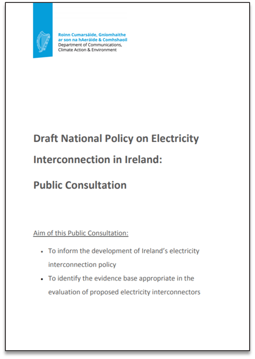 Draft National Policy on Electricity in Ireland