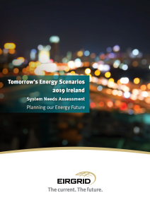 EirGrid Tomorrow's Energy Scenarios 2019 Ireland